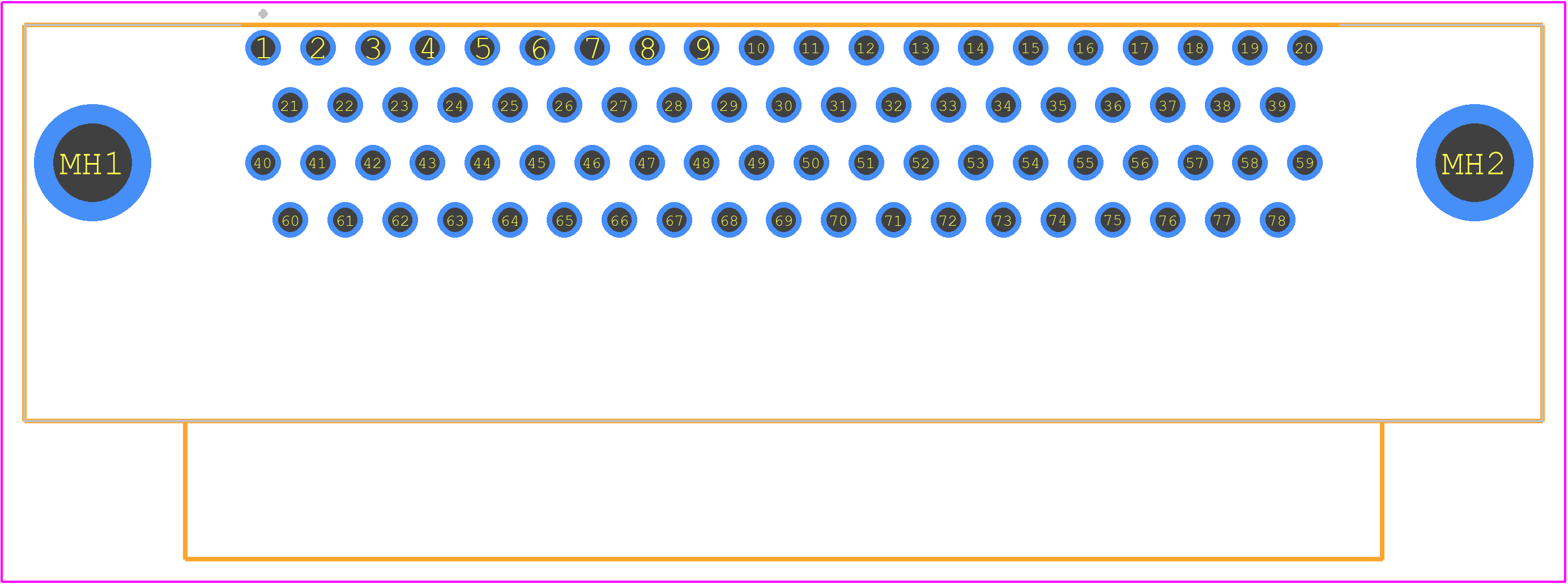 09565627813 - HARTING PCB footprint - Other - Other - 09565627813-3