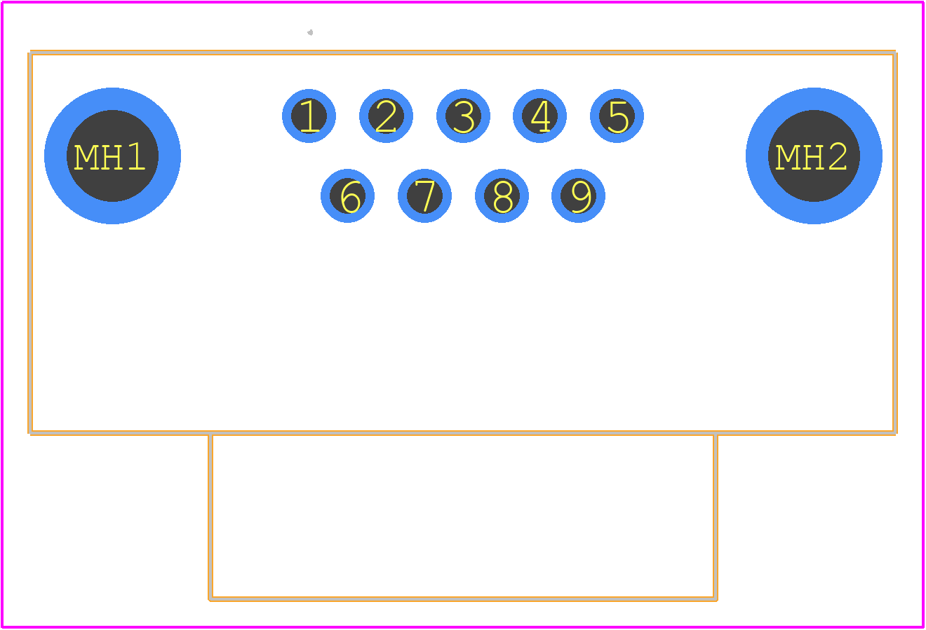 1218440-1 - TE Connectivity PCB footprint - Other - Other - 1218440-1-2