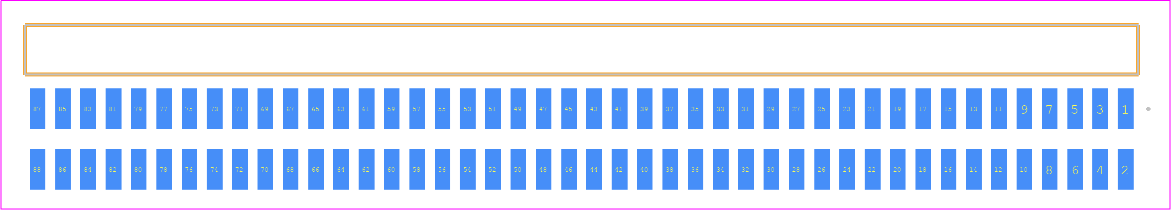 FTSH-144-04-L-DH-TR - SAMTEC PCB footprint - Other - Other - FTSH-144-XX-YYY-DH-TR