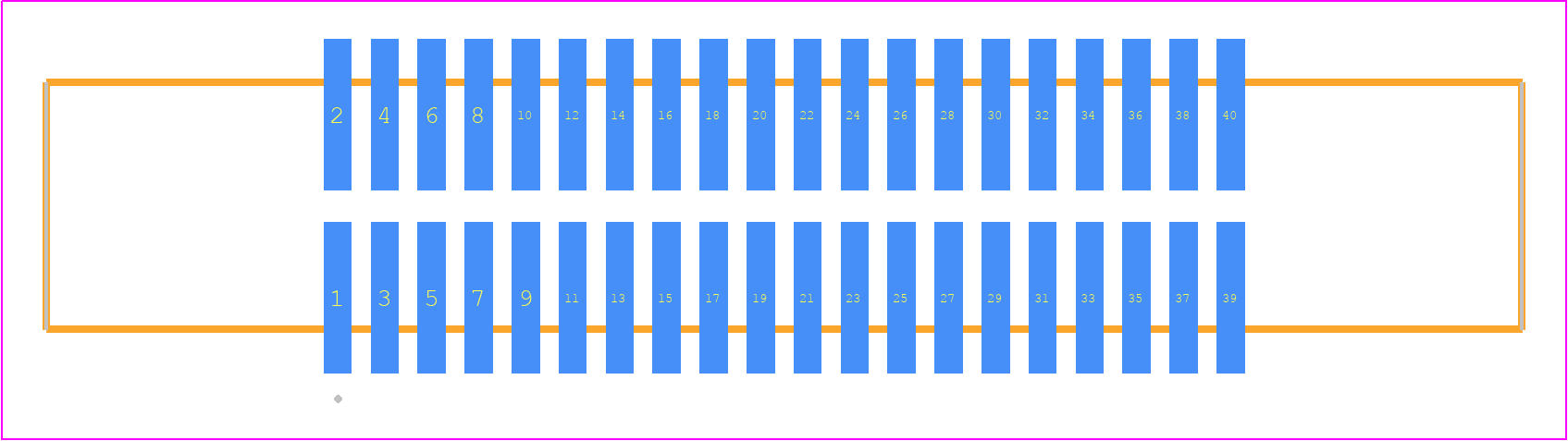 EHF-120-01-SM-D-SM - SAMTEC PCB footprint - Other - Other - EHF-120-01-XX-D-SM