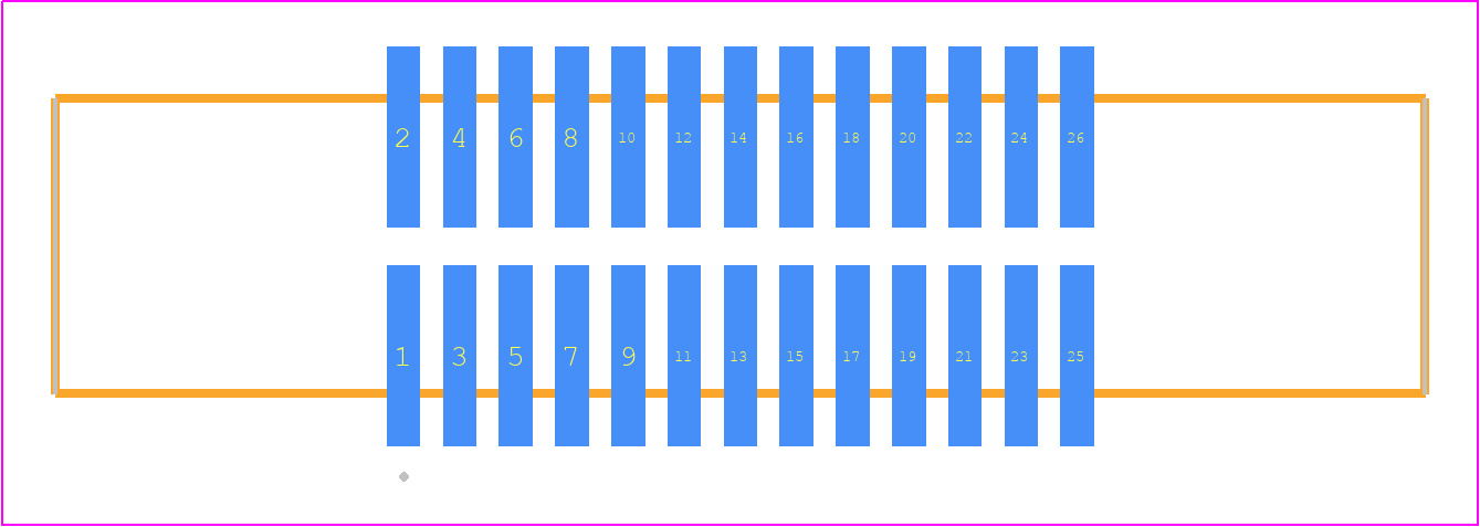 EHF-113-01-H-D-SM-TR - SAMTEC PCB footprint - Other - Other - EHF-113-01-XX-D-SM-TR