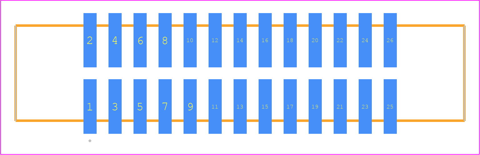 EHT-113-01-H-D-SM-P - SAMTEC PCB footprint - Other - Other - EHT-113-01-XX-D-SM-Y