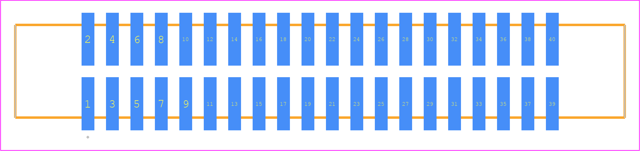 EHT-120-01-T-D-SM-P-TR - SAMTEC PCB footprint - Other - Other - EHT-120-01-XX-D-SM-Y-TR