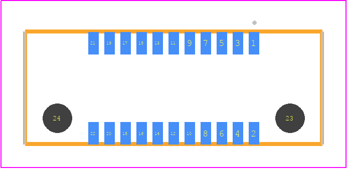 ERF8-011-07.0-L-DV - SAMTEC PCB footprint - Other - Other - ERF8-011-XX.X-YYY-DV