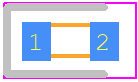 SML-D13FWT86C - ROHM Semiconductor PCB footprint - LEDs Chip - LEDs Chip - SML-D13FWT86C-