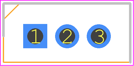 BD244BTU - onsemi PCB footprint - Transistor Outline, Vertical - Transistor Outline, Vertical - BD244BTU*