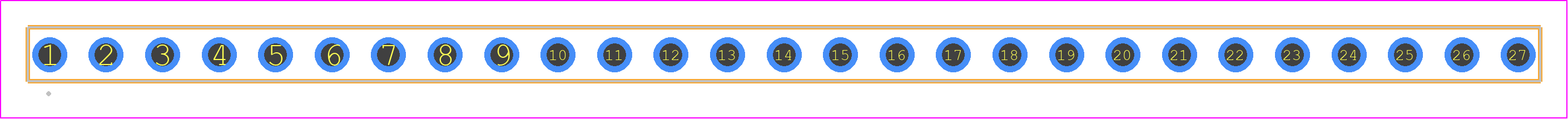 ESQ-127-33-L-S - SAMTEC PCB footprint - Other - Other - ESQ-127-Y-X-S