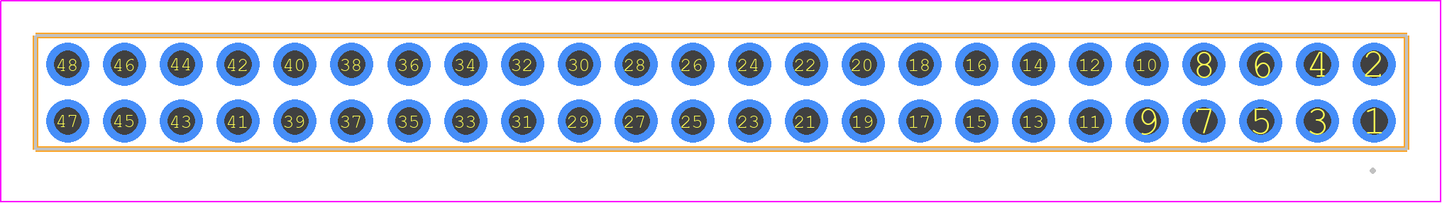 ESQT-124-02-S-D-352 - SAMTEC PCB footprint - Other - Other - ESQT-124-02-X-D-YYY