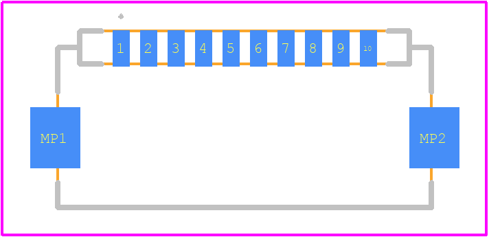 XF3M(1)-1015-1B-R100 - OMRON Electronics PCB footprint - Other - Other - XF3M(1)-1015-1B-R100-3