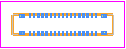 BM28B0.6-34DS/2-0.35V(53) - Hirose PCB footprint - Other - Other - BM28B0.6-34DS/2-0.35V(53)