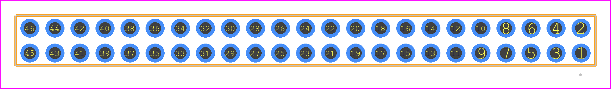 ESQT-123-03-SM-D-310 - SAMTEC PCB footprint - Other - Other - ESQT-123-03-X-D-YYY