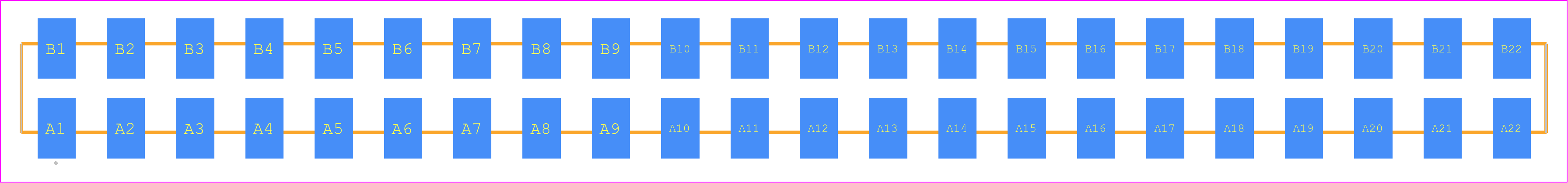 FHP-22-02-H-S - SAMTEC PCB footprint - Other - Other - FHP-22-02-XX-S