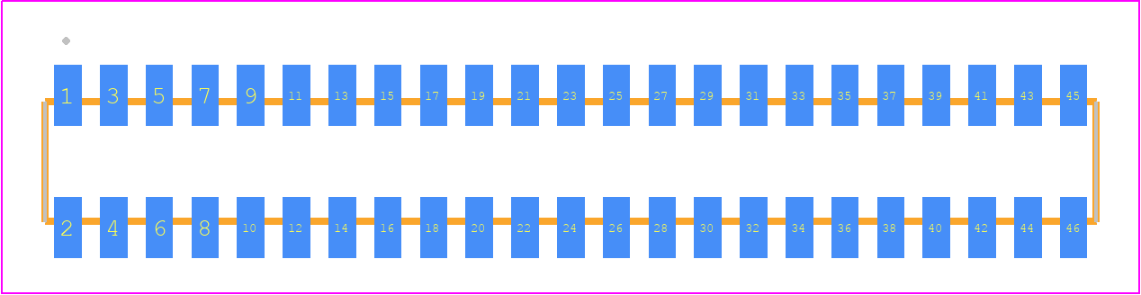 FLE-123-01-H-DV - SAMTEC PCB footprint - Other - Other - FLE-123-01-X-DV