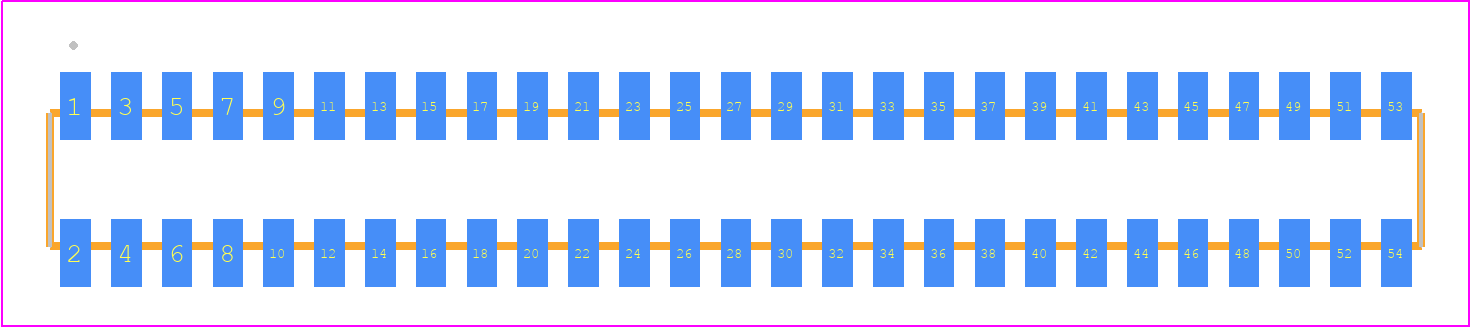 FLE-127-01-H-DV - SAMTEC PCB footprint - Other - Other - FLE-127-01-X-DV