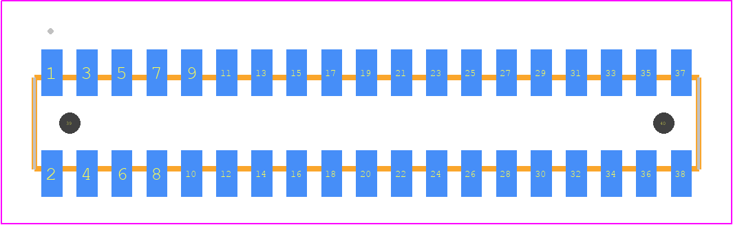 FLE-119-01-G-DV-A-TR - SAMTEC PCB footprint - Other - Other - FLE-119-01-X-DV-A-TR