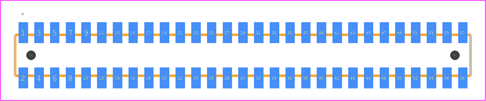 FLE-129-01-H-DV-A-TR - SAMTEC PCB footprint - Other - Other - FLE-129-01-X-DV-A-TR