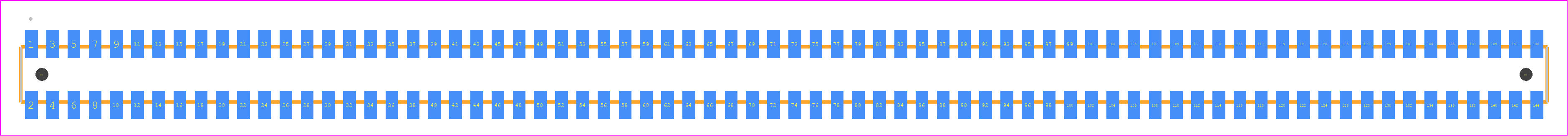 FLE-172-01-H-DV-A-P-TR - SAMTEC PCB footprint - Other - Other - FLE-172-01-X-DV-A-Y-TR