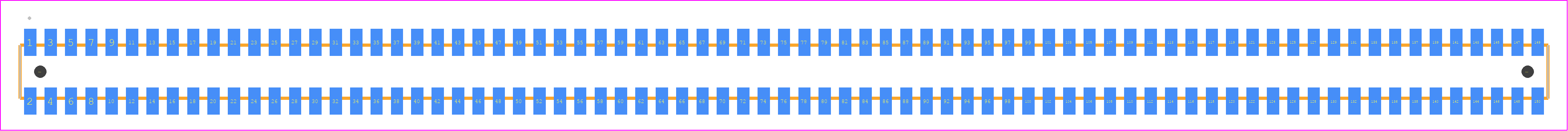 FLE-175-01-H-DV-A-K-TR - SAMTEC PCB footprint - Other - Other - FLE-175-01-X-DV-A-Y-TR