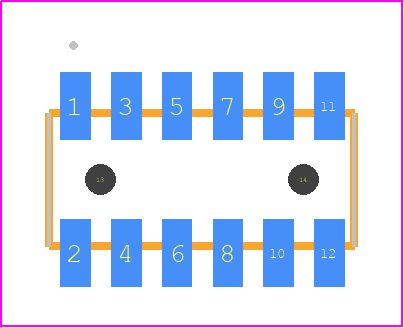 FLE-106-01-GF-DV-A-K - SAMTEC PCB footprint - Other - Other - FLE-106-01-X-DV-A-Y