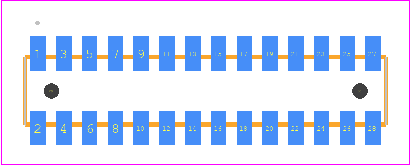 FLE-114-01-GF-DV-A-K - SAMTEC PCB footprint - Other - Other - FLE-114-01-X-DV-A-Y