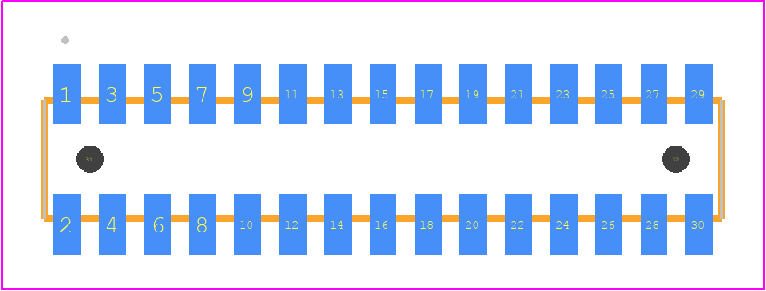 FLE-115-01-GF-DV-A-K - SAMTEC PCB footprint - Other - Other - FLE-115-01-X-DV-A-Y