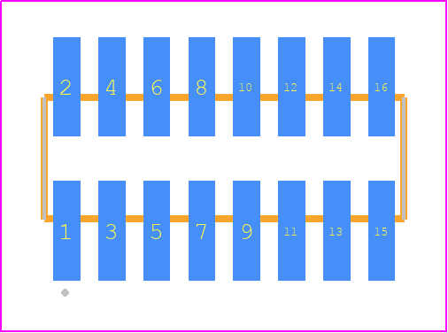 FTSH-108-03-03X-DV - SAMTEC PCB footprint - Other - Other - FTSH-108-XX-XXX-DV