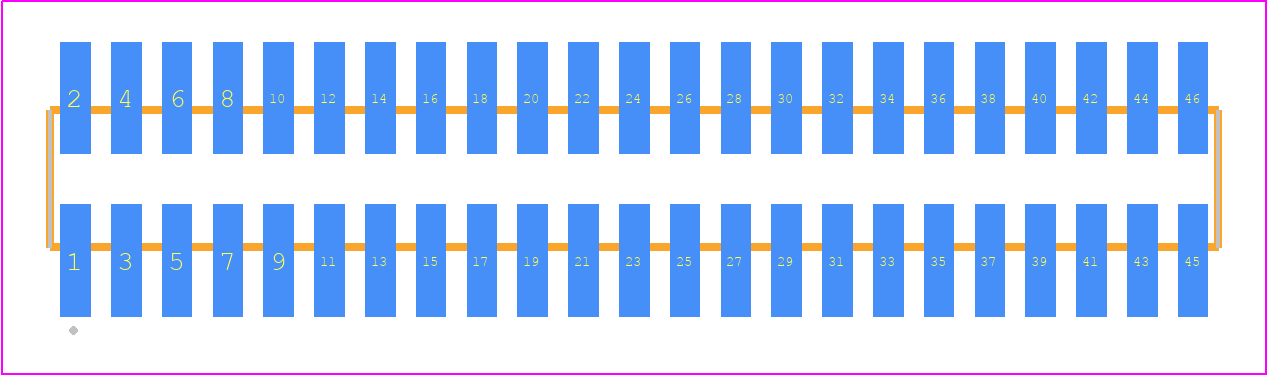 FTSH-123-14-14X-DV - SAMTEC PCB footprint - Other - Other - FTSH-123-XX-XXX-DV