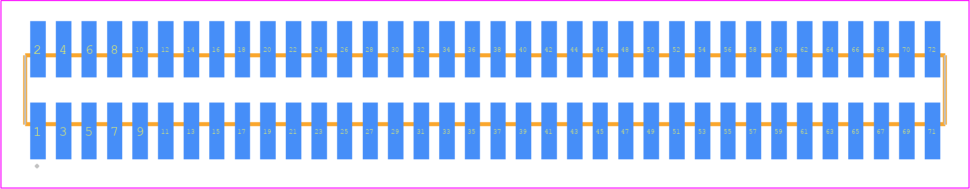 FTSH-136-04-04X-DV - SAMTEC PCB footprint - Other - Other - FTSH-136-XX-XXX-DV