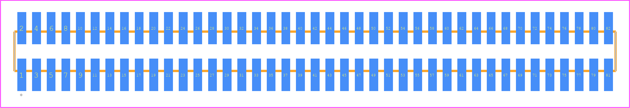 FTSH-141-14-14X-DV - SAMTEC PCB footprint - Other - Other - FTSH-141-XX-XXX-DV