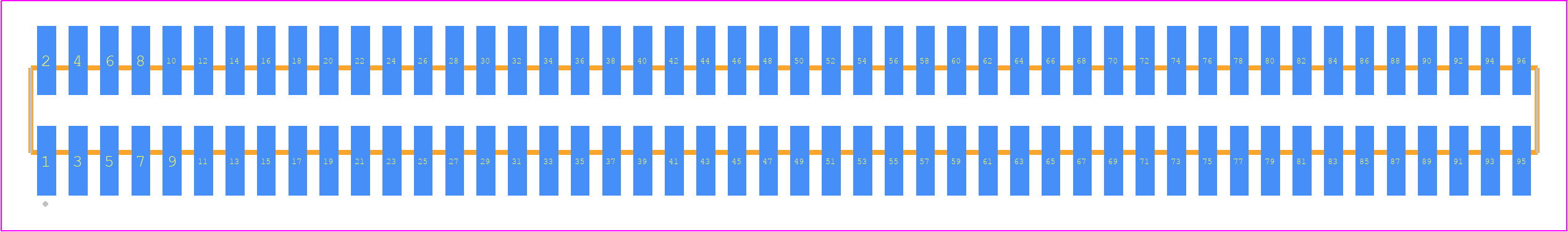 FTSH-148-01-01X-DV - SAMTEC PCB footprint - Other - Other - FTSH-148-XX-XXX-DV