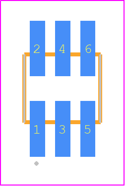 FTSH-103-03-03X-DV-TR - SAMTEC PCB footprint - Other - Other - FTSH-103-XX-XXX-DV-TR