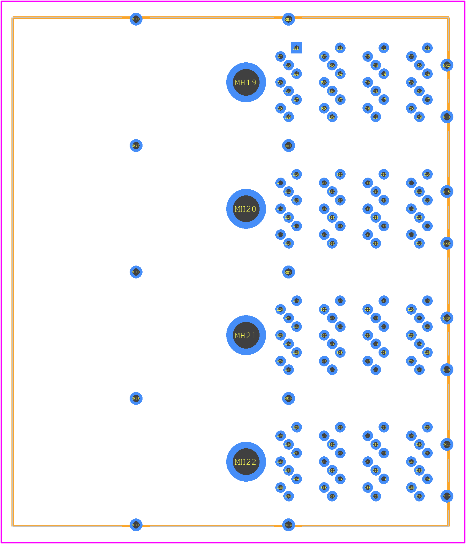 10112628-101LF - Amphenol PCB footprint - Other - Other - 10112628-101LF-3