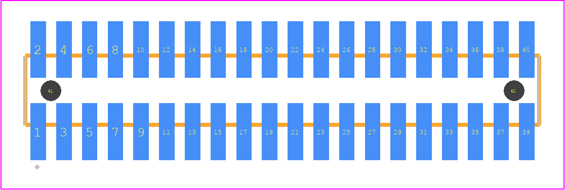 FTSH-120-14-14X-DV-A - SAMTEC PCB footprint - Other - Other - FTSH-120-XX-XXX-DV-A