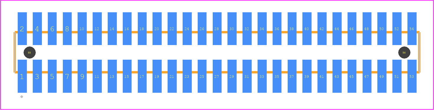 FTSH-127-14-14X-DV-A - SAMTEC PCB footprint - Other - Other - FTSH-127-XX-XXX-DV-A