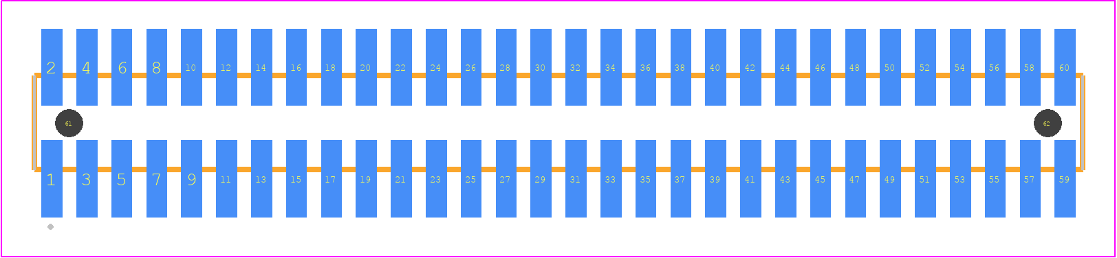 FTSH-130-05-05X-DV-A - SAMTEC PCB footprint - Other - Other - FTSH-130-XX-XXX-DV-A