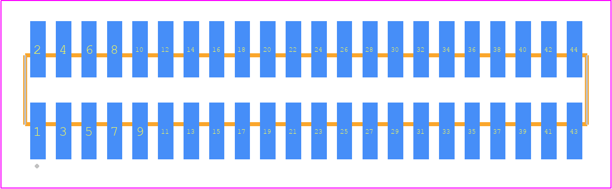 FTSH-122-05-F-DV - SAMTEC PCB footprint - Other - Other - FTSH-122-XX-YYY-DV