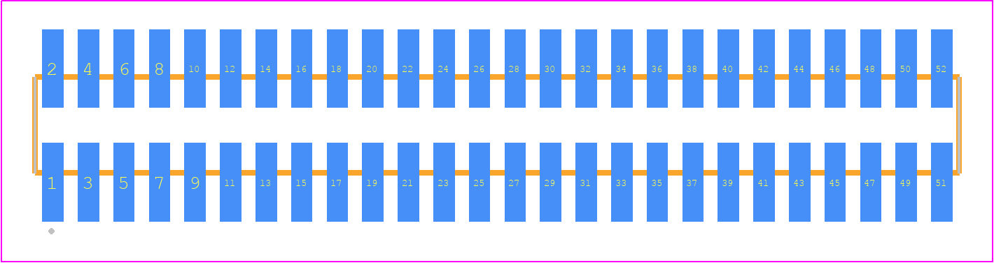 FTSH-126-05-H-DV - SAMTEC PCB footprint - Other - Other - FTSH-126-XX-YYY-DV