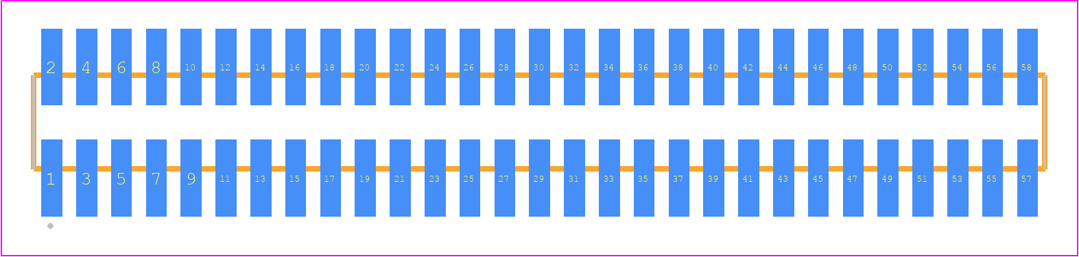 FTSH-129-01-LM-DV - SAMTEC PCB footprint - Other - Other - FTSH-129-XX-YYY-DV