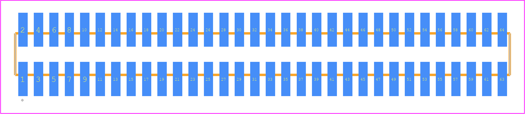FTSH-132-14-L-DV - SAMTEC PCB footprint - Other - Other - FTSH-132-XX-YYY-DV