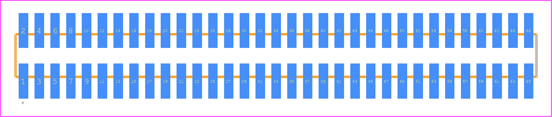 FTSH-133-03-LM-DV - SAMTEC PCB footprint - Other - Other - FTSH-133-XX-YYY-DV