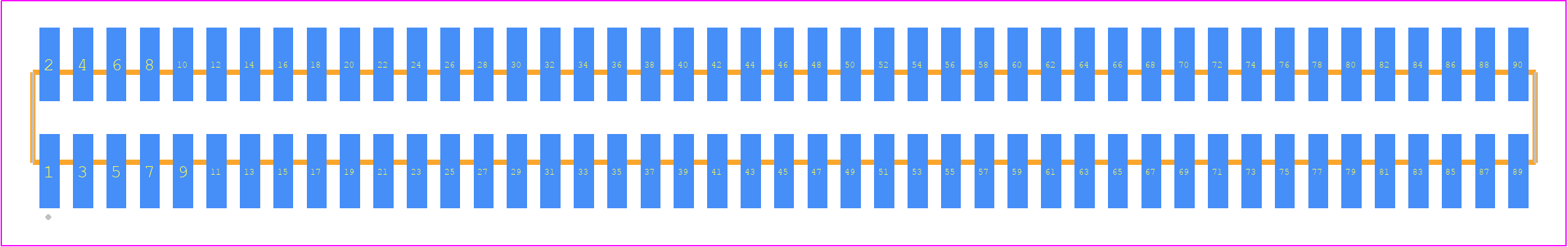 FTSH-145-01-STL-DV - SAMTEC PCB footprint - Other - Other - FTSH-145-XX-YYY-DV