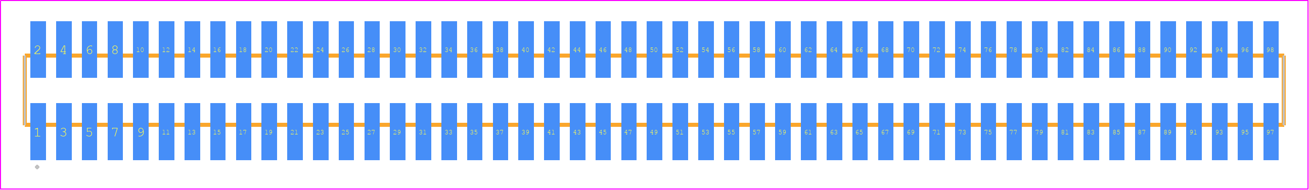 FTSH-149-03-LM-DV - SAMTEC PCB footprint - Other - Other - FTSH-149-XX-YYY-DV