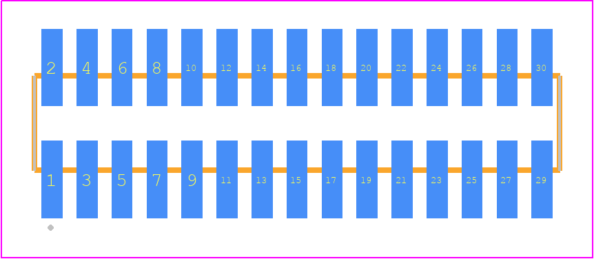 FTSH-115-14-F-DV-P-TR - SAMTEC PCB footprint - Other - Other - FTSH-115-XX-YYY-DV-P-TR