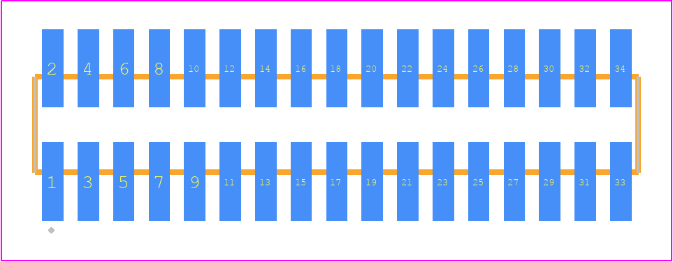 FTSH-117-05-LM-DV-P-TR - SAMTEC PCB footprint - Other - Other - FTSH-117-XX-YYY-DV-P-TR