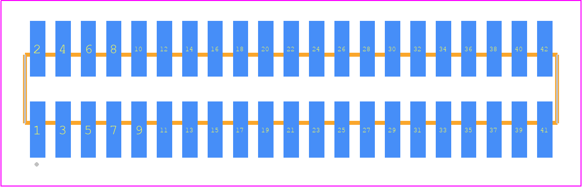 FTSH-121-14-G-DV-P-TR - SAMTEC PCB footprint - Other - Other - FTSH-121-XX-YYY-DV-P-TR