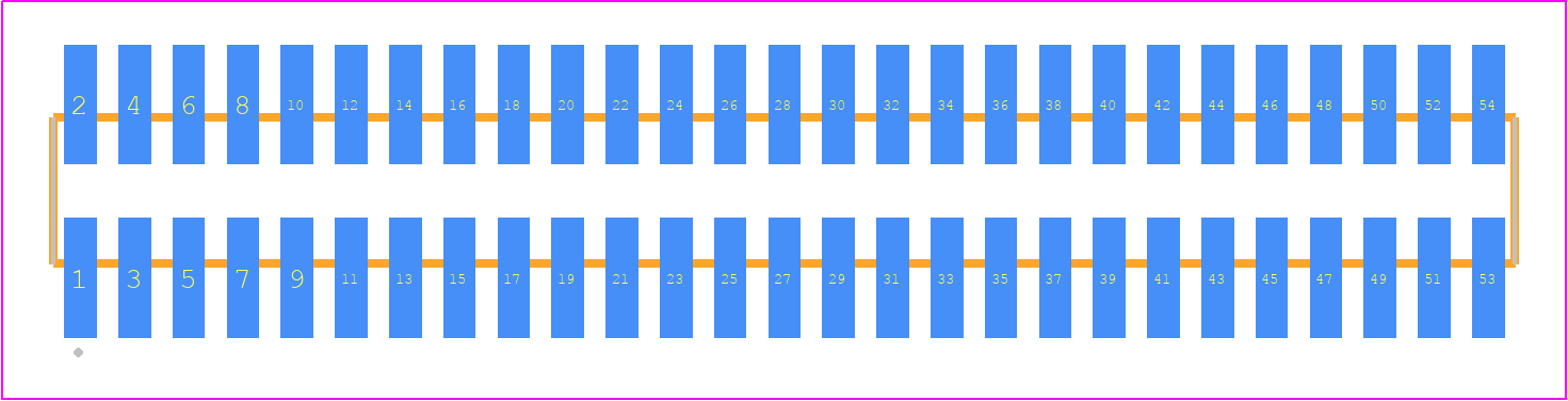 FTSH-127-14-F-DV-P-TR - SAMTEC PCB footprint - Other - Other - FTSH-127-XX-YYY-DV-P-TR