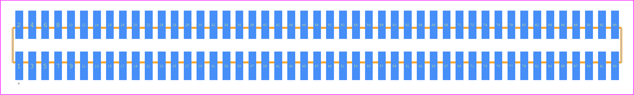 FTSH-147-05-FM-DV-P-TR - SAMTEC PCB footprint - Other - Other - FTSH-147-XX-YYY-DV-P-TR