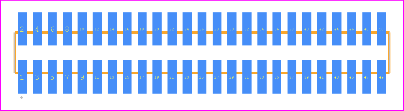 FTSH-125-04-LM-DV-K-TR - SAMTEC PCB footprint - Other - Other - FTSH-125-XX-YYY-DV-K-TR