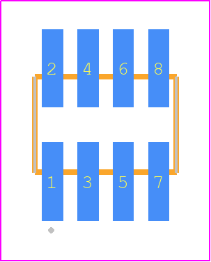 FTSH-104-05-F-DV-P - SAMTEC PCB footprint - Other - Other - FTSH-104-XX-YYY-DV-P