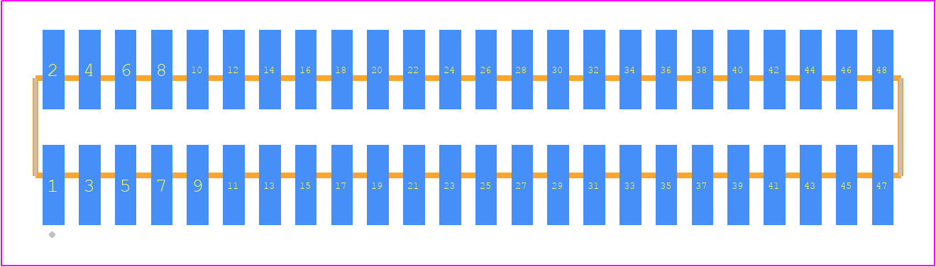 FTSH-124-01-H-DV-P - SAMTEC PCB footprint - Other - Other - FTSH-124-XX-YYY-DV-P
